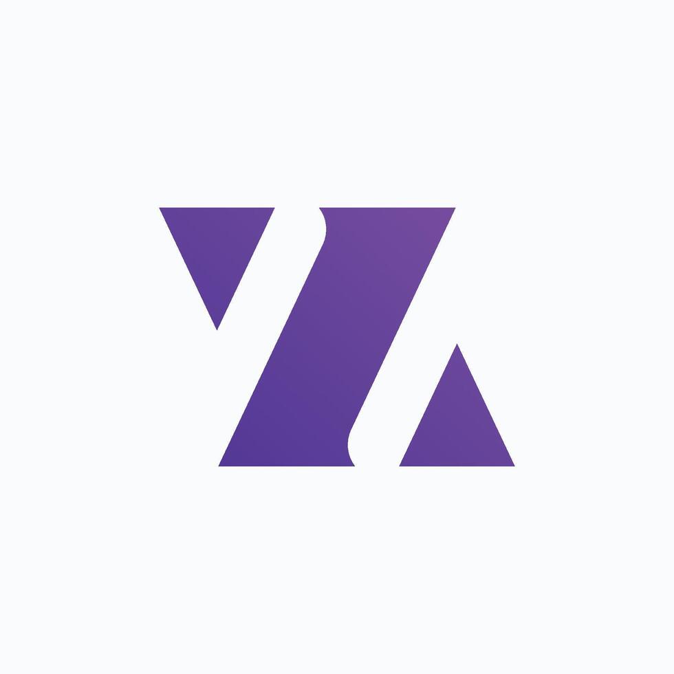 Letter Z logo design template elements vector
