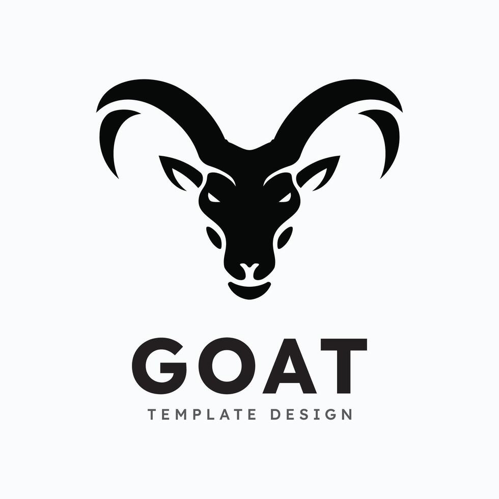 Goat Logo Template icon vector