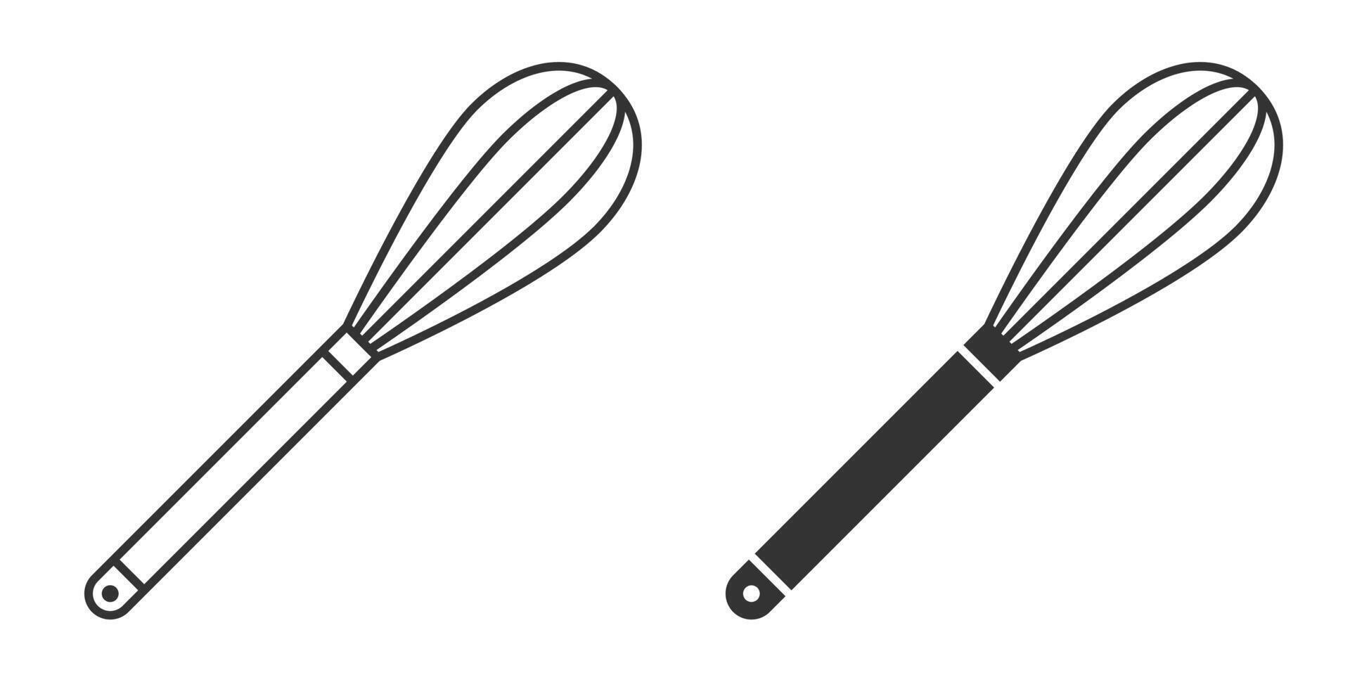 Whisk icon. Beater symbol. illustration. vector