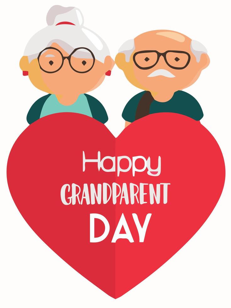 Happy Grandparents Day Background. National Grandparents Day