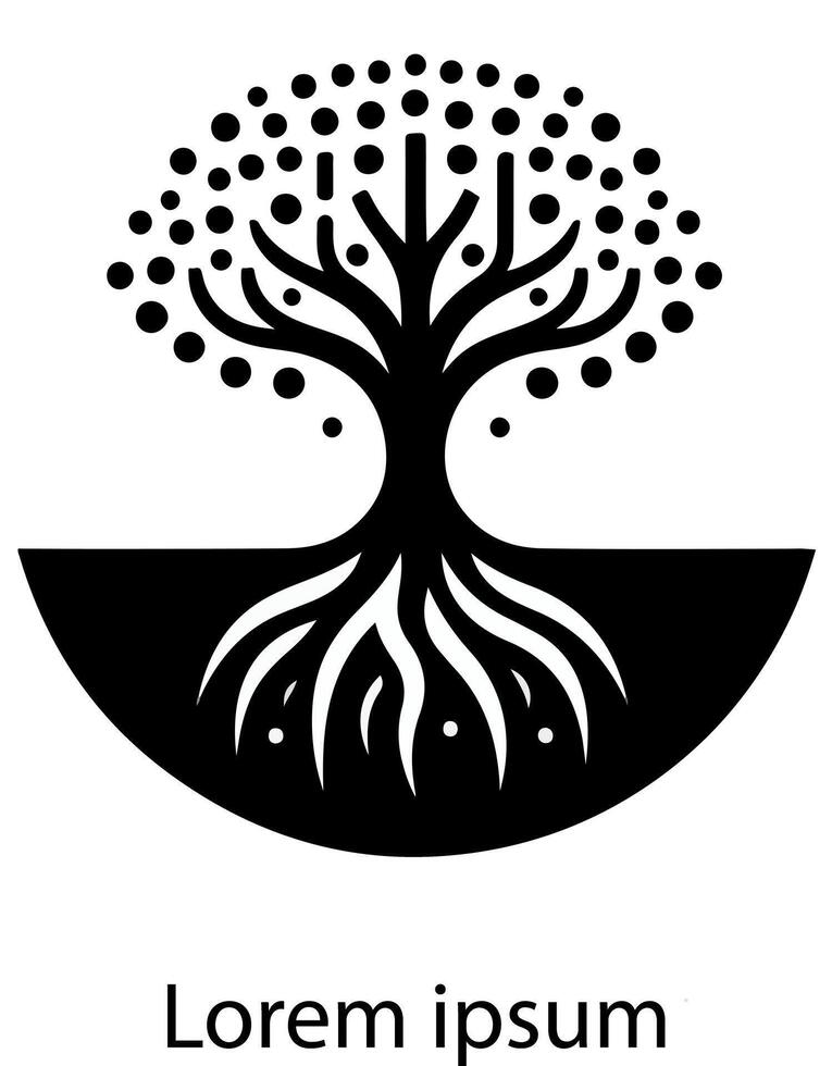 Tree with Leaves vector