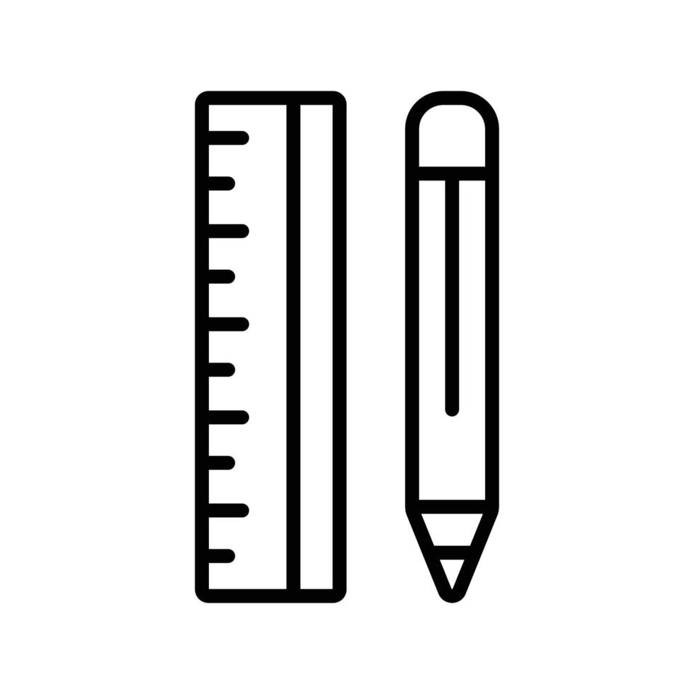 ruler icon design template simple and clean vector