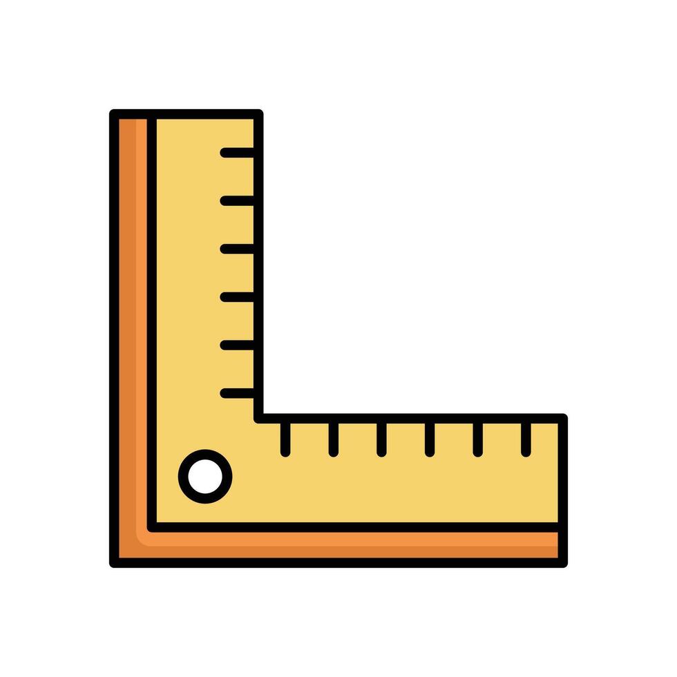 ruler icon design template simple and clean vector