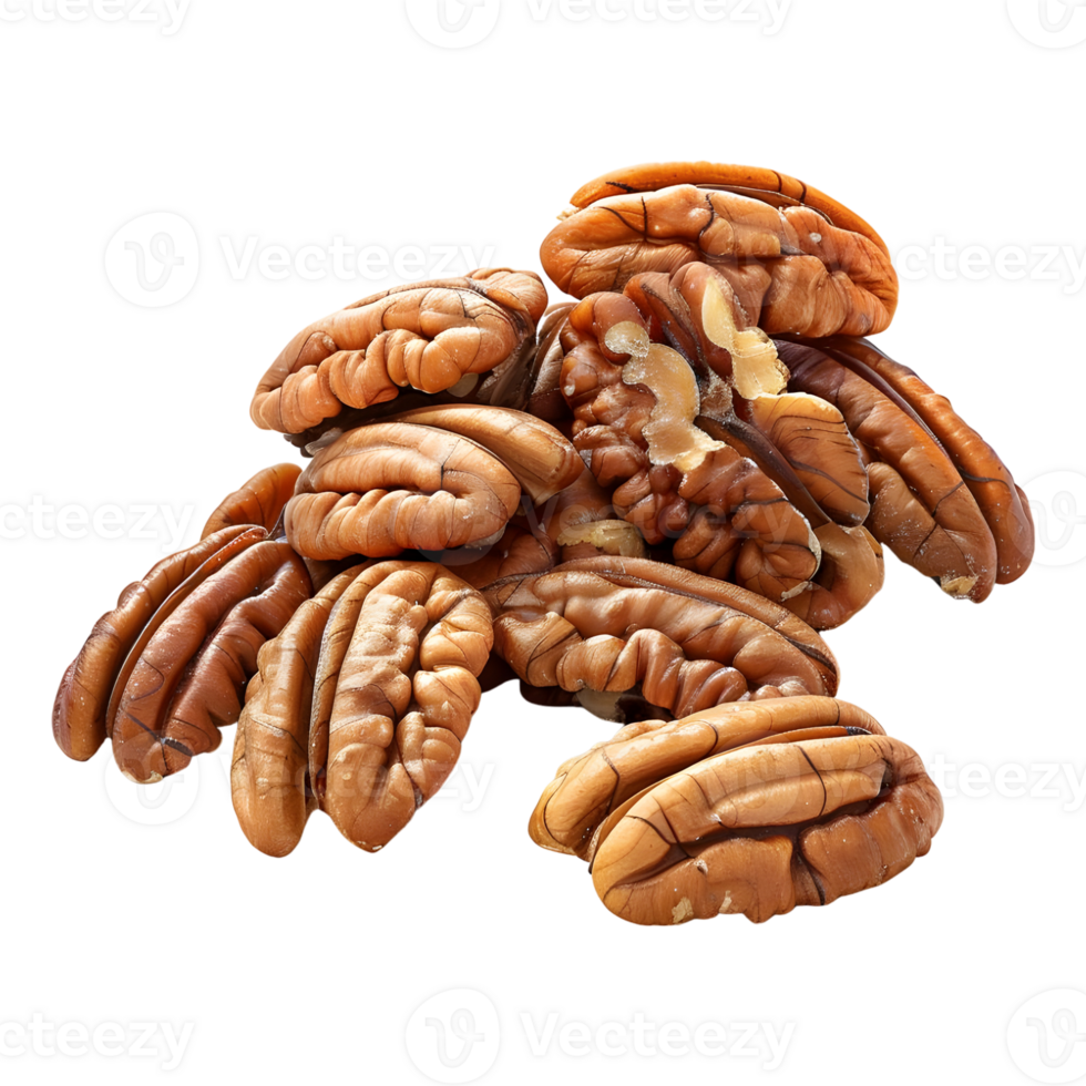 3D Rendering of a Walnuts Transparent Background png