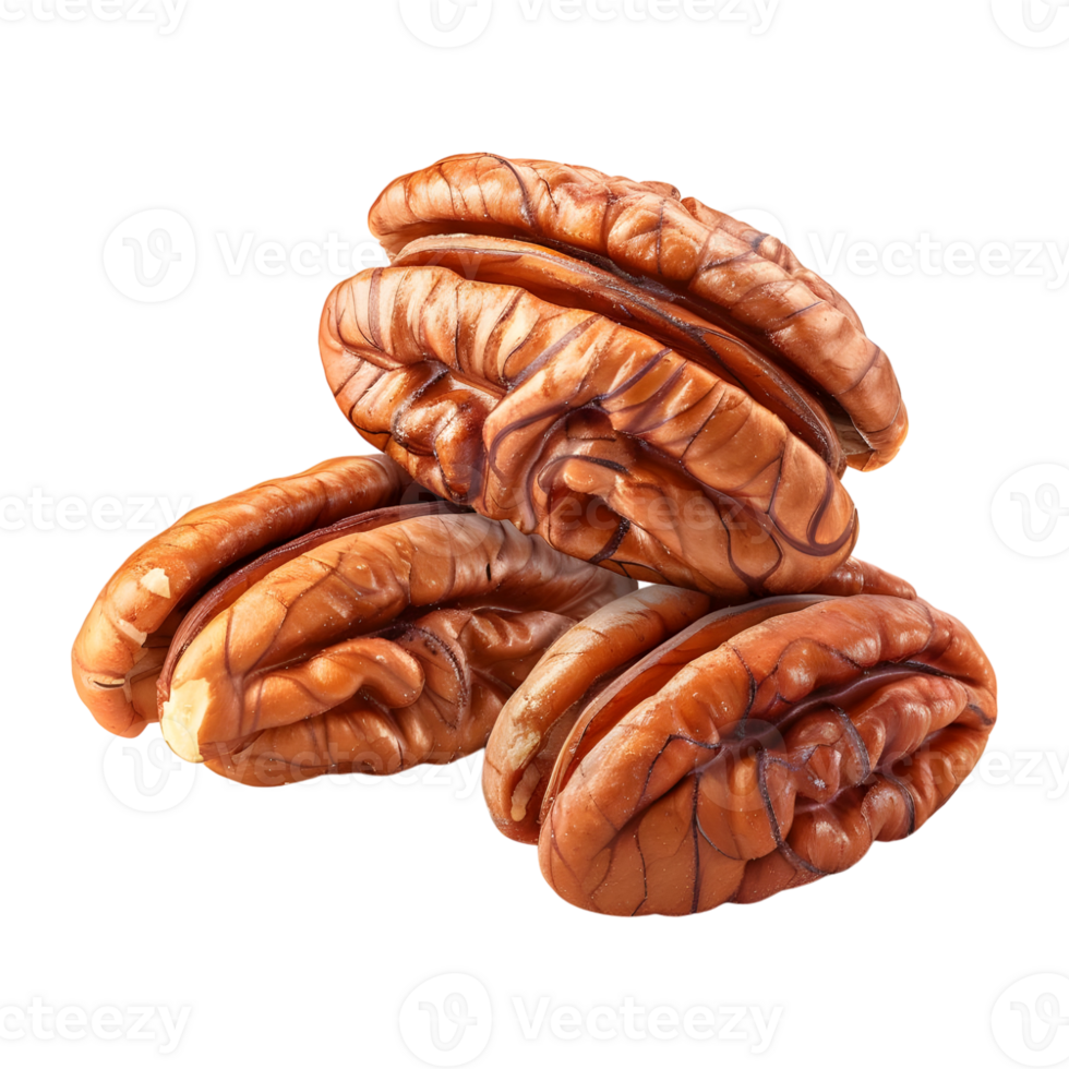 3D Rendering of a Walnuts Transparent Background png