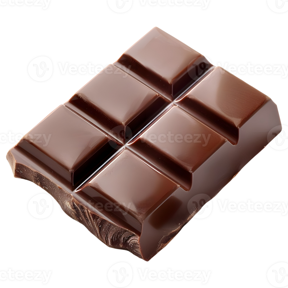 3D Rendering of a Plain Chocolate Transparent Background png