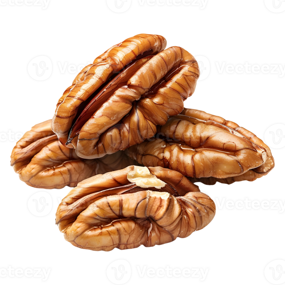 3D Rendering of a Walnuts Transparent Background png