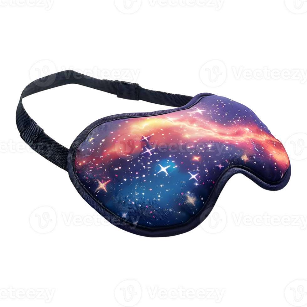 3D Rendering of a Eyes Sleep Mask on Transparent Background png