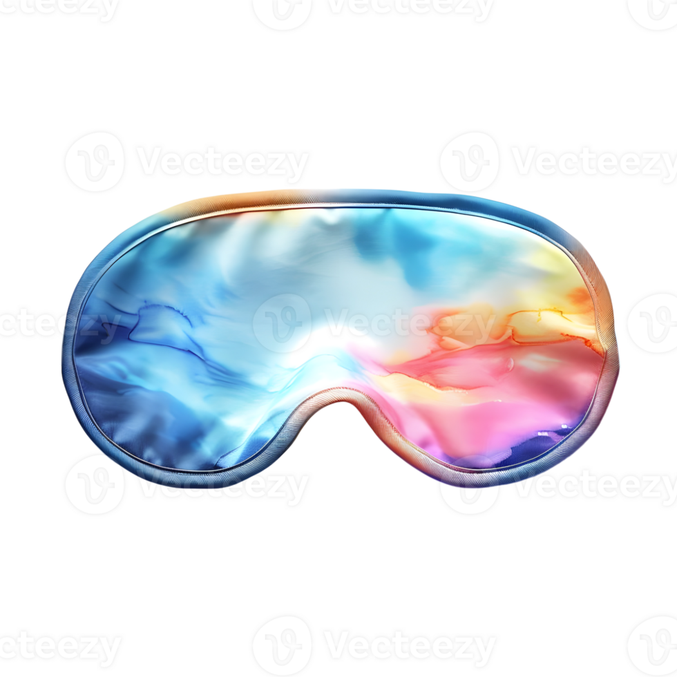 3D Rendering of a Eyes Sleep Mask on Transparent Background png