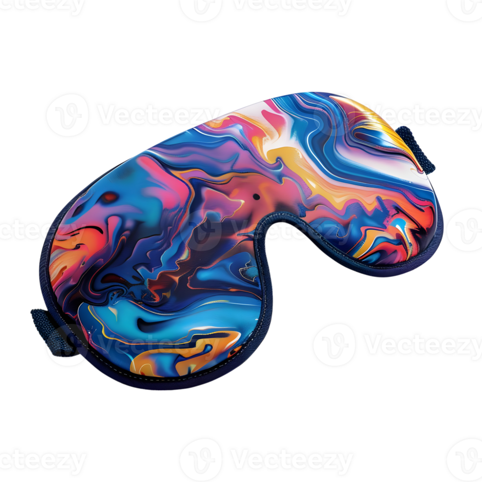 3D Rendering of a Eyes Sleep Mask on Transparent Background png