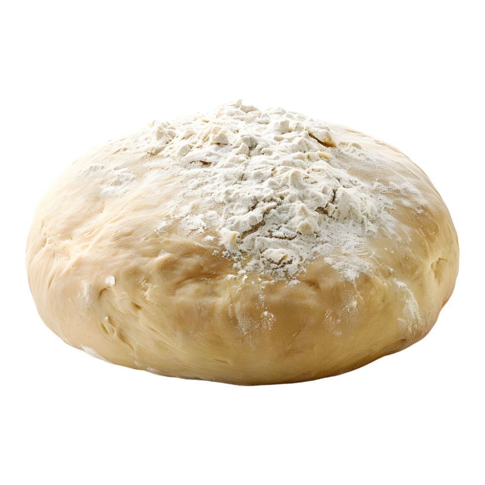 3d renderen van een brood bakken deeg transparant achtergrond png