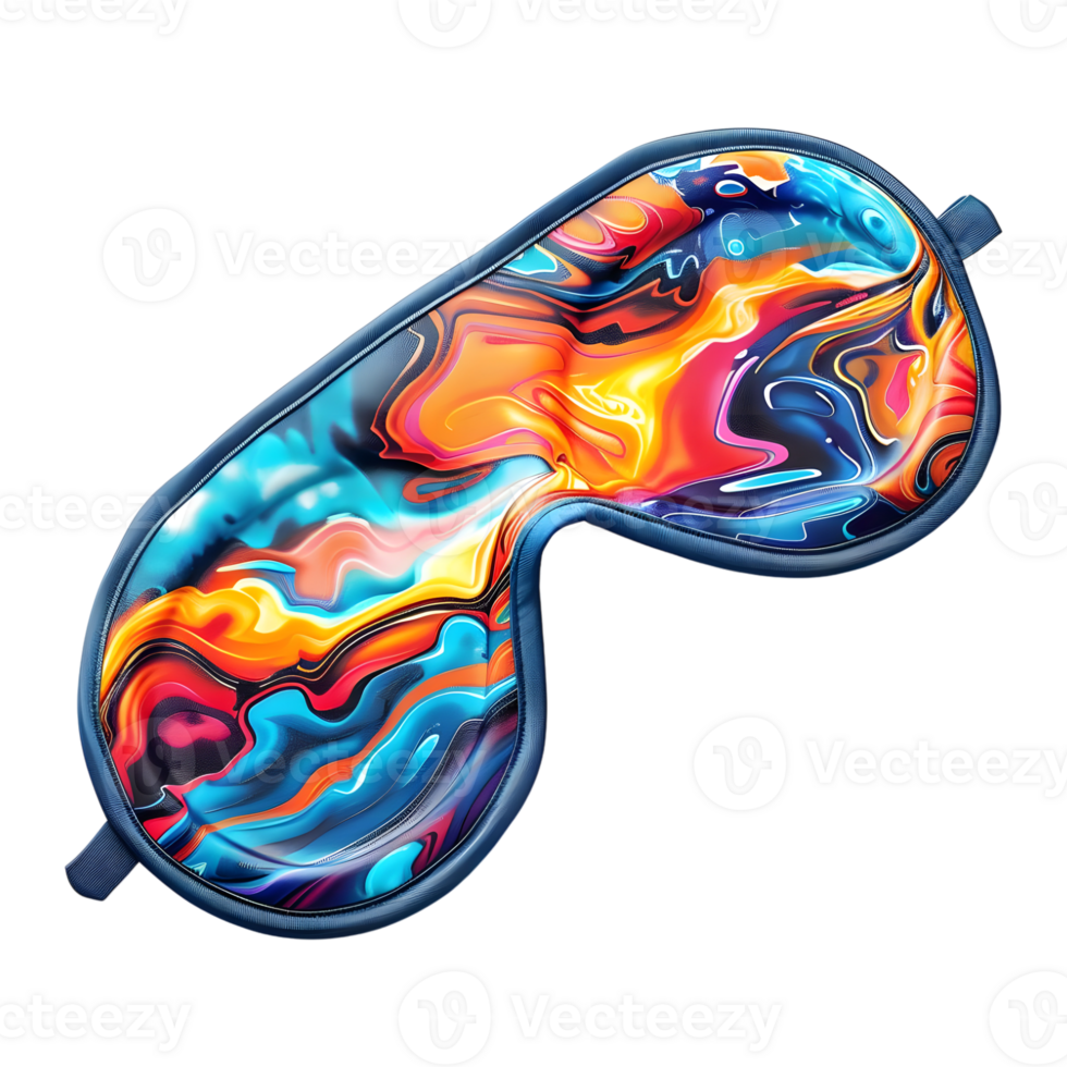 3D Rendering of a Eyes Sleep Mask on Transparent Background png