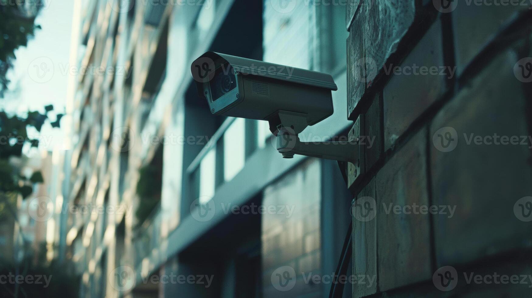 seguridad cámara imágenes de un robo en progreso, urbano crimen foto