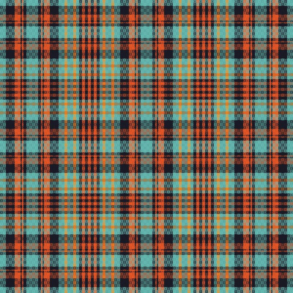 Tartan plaid pattern with texture. vector