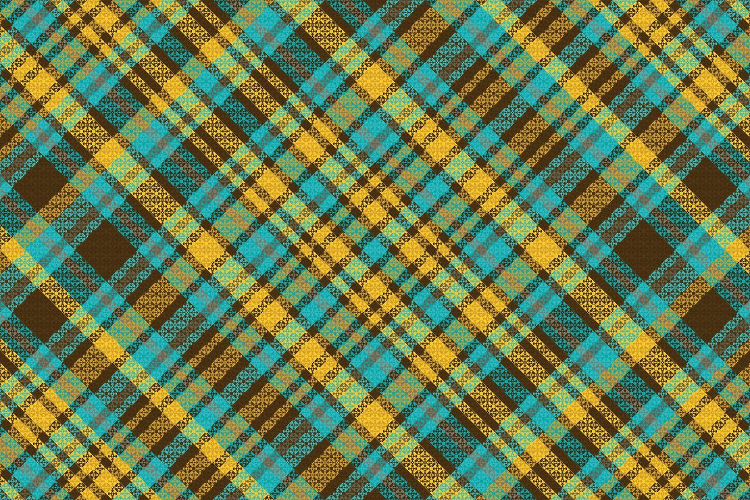 Tartan plaid pattern with texture. vector