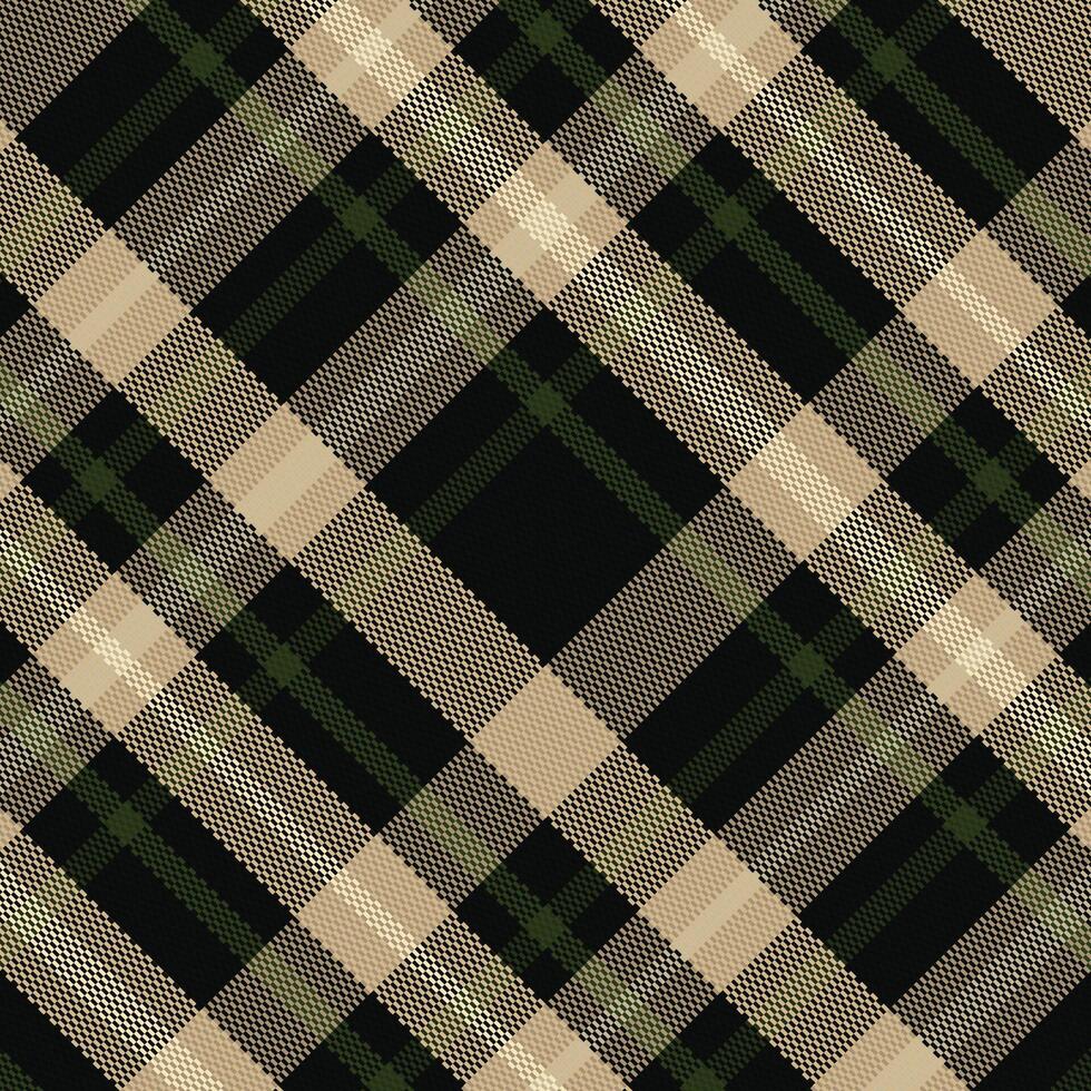 Tartan or plaid vintage color pattern. vector