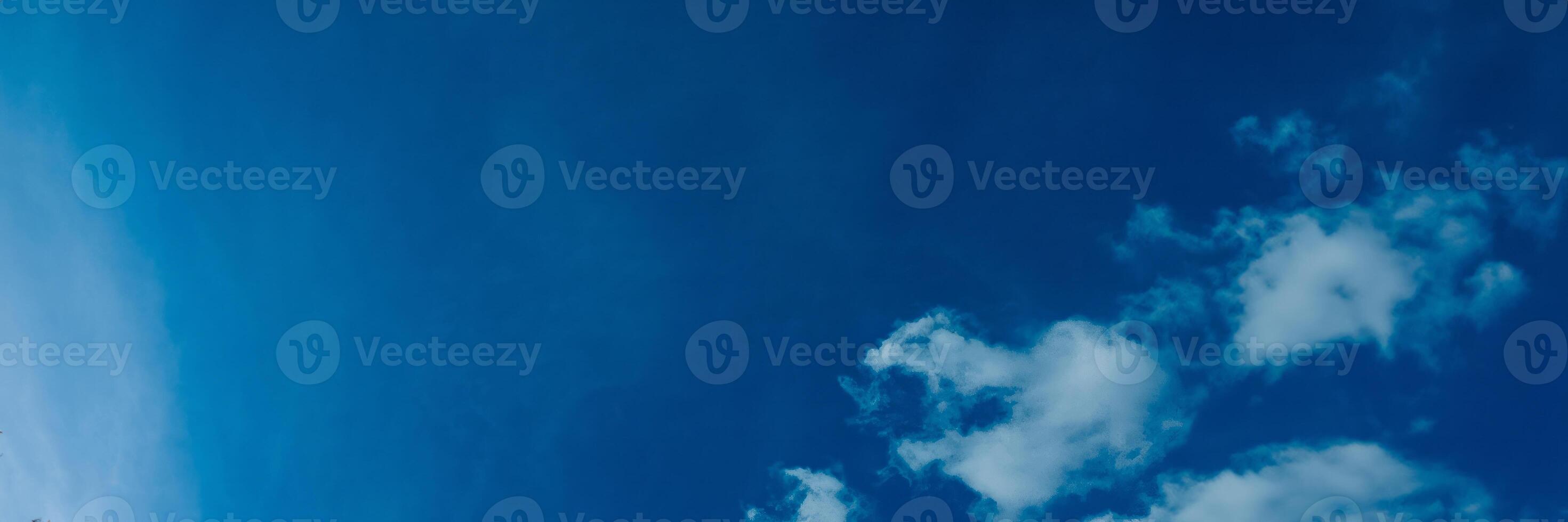 Expansive blue sky with wispy clouds, ideal for backgrounds or concepts like freedom, summer skies, and tranquility in nature themed designs photo