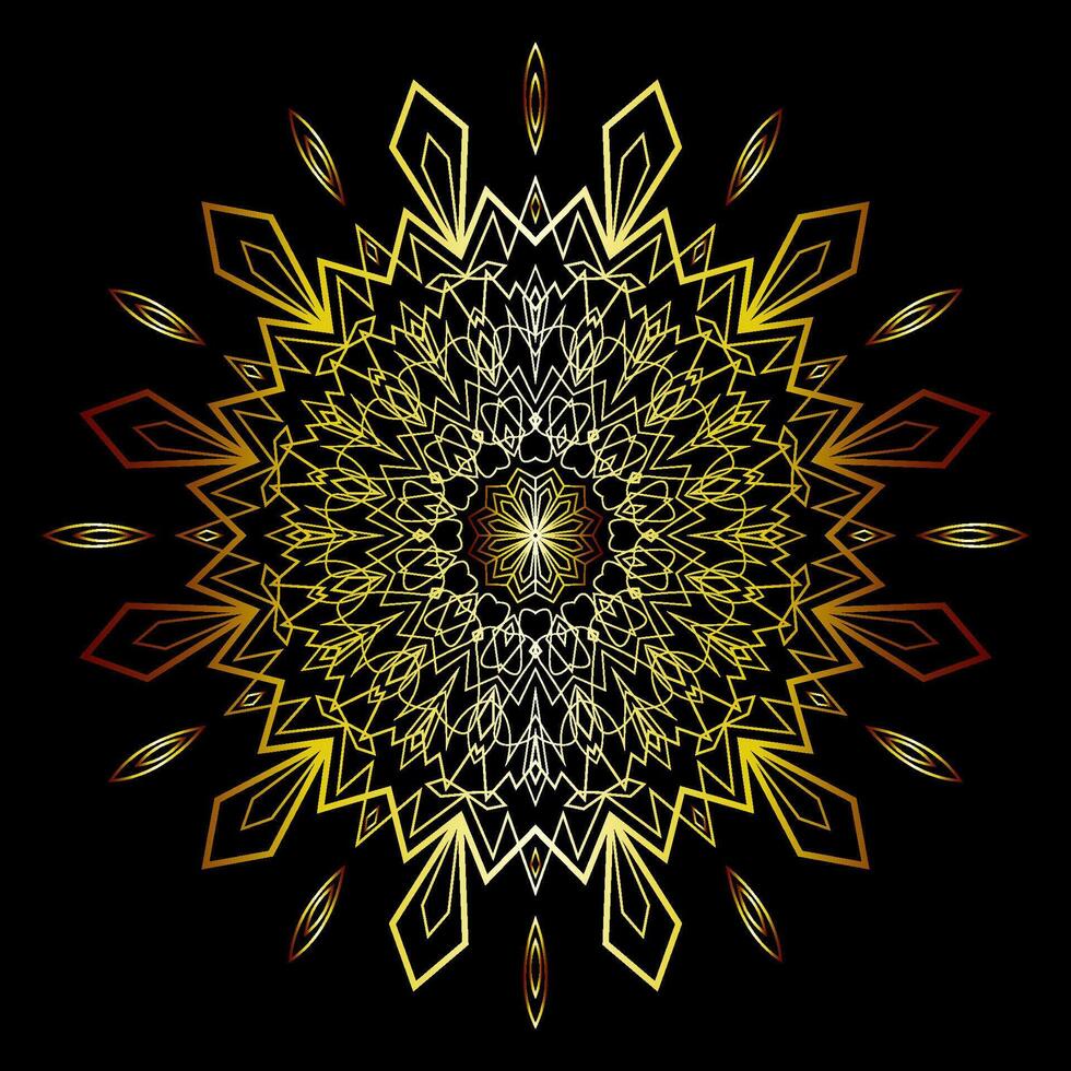 mandala Arte para diseño Clásico decoración, libro Portada,motivo,étnico diseño, ornamento, fondo vector