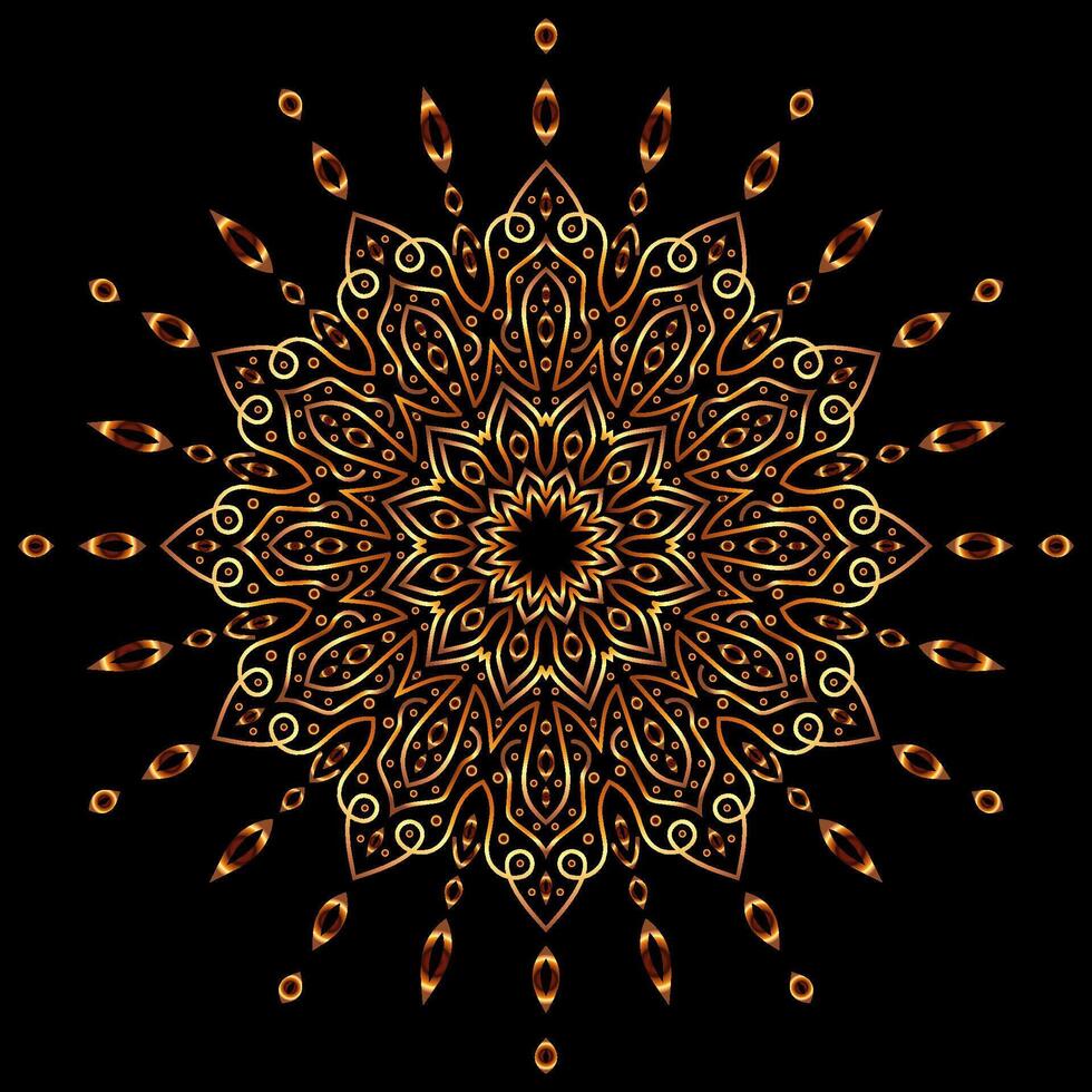 mandala Arte para diseño Clásico decoración, libro Portada,motivo,étnico diseño, ornamento, fondo vector