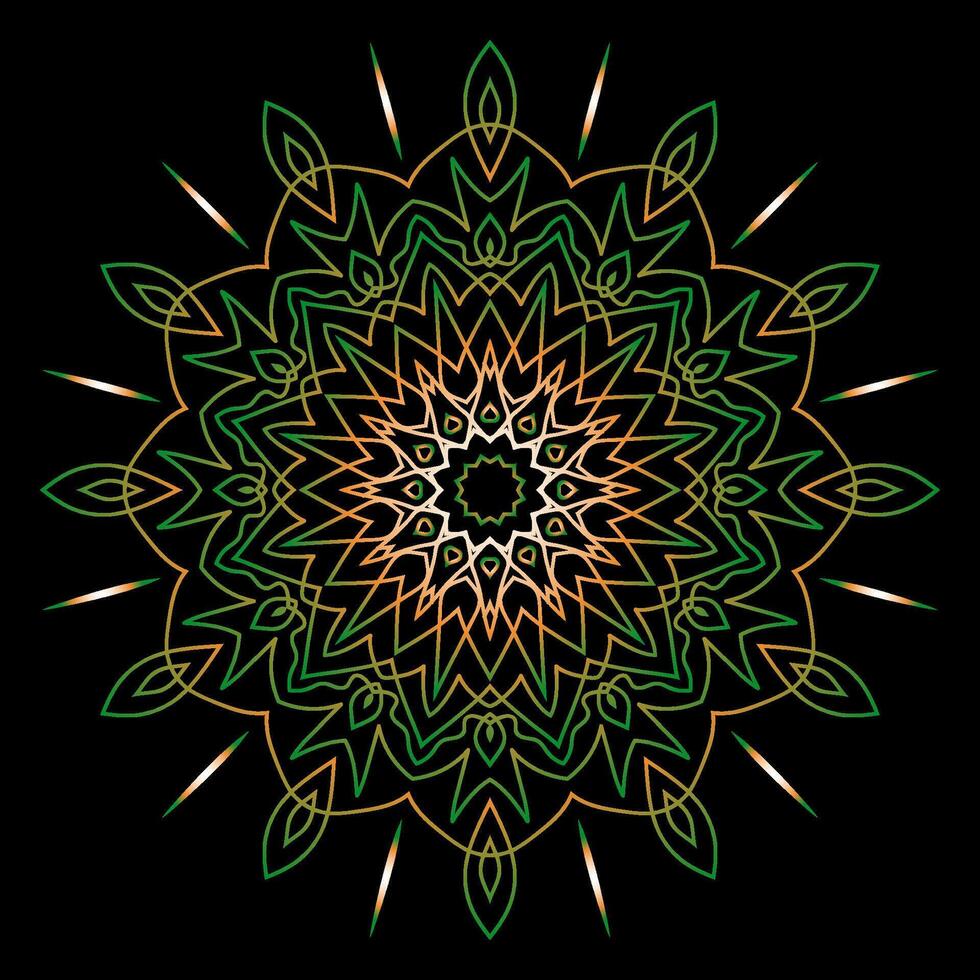 mandala Arte para diseño Clásico decoración, libro Portada,motivo,étnico diseño, ornamento, fondo vector