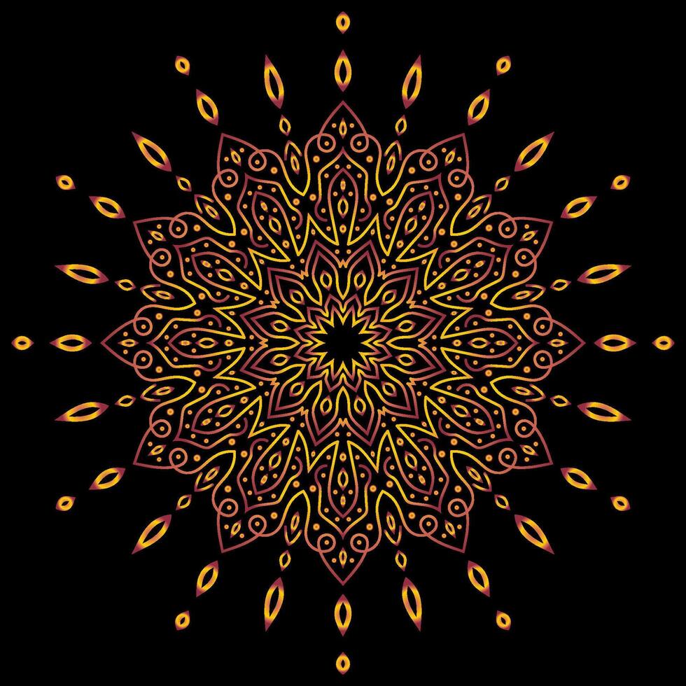 mandala Arte para diseño Clásico decoración, libro Portada,motivo,étnico diseño, ornamento, fondo vector