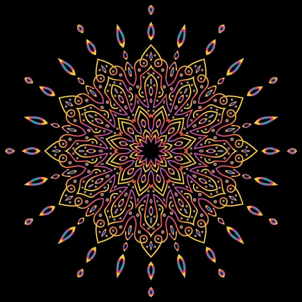 mandala Arte para diseño Clásico decoración, libro Portada,motivo,étnico diseño, ornamento, fondo vector