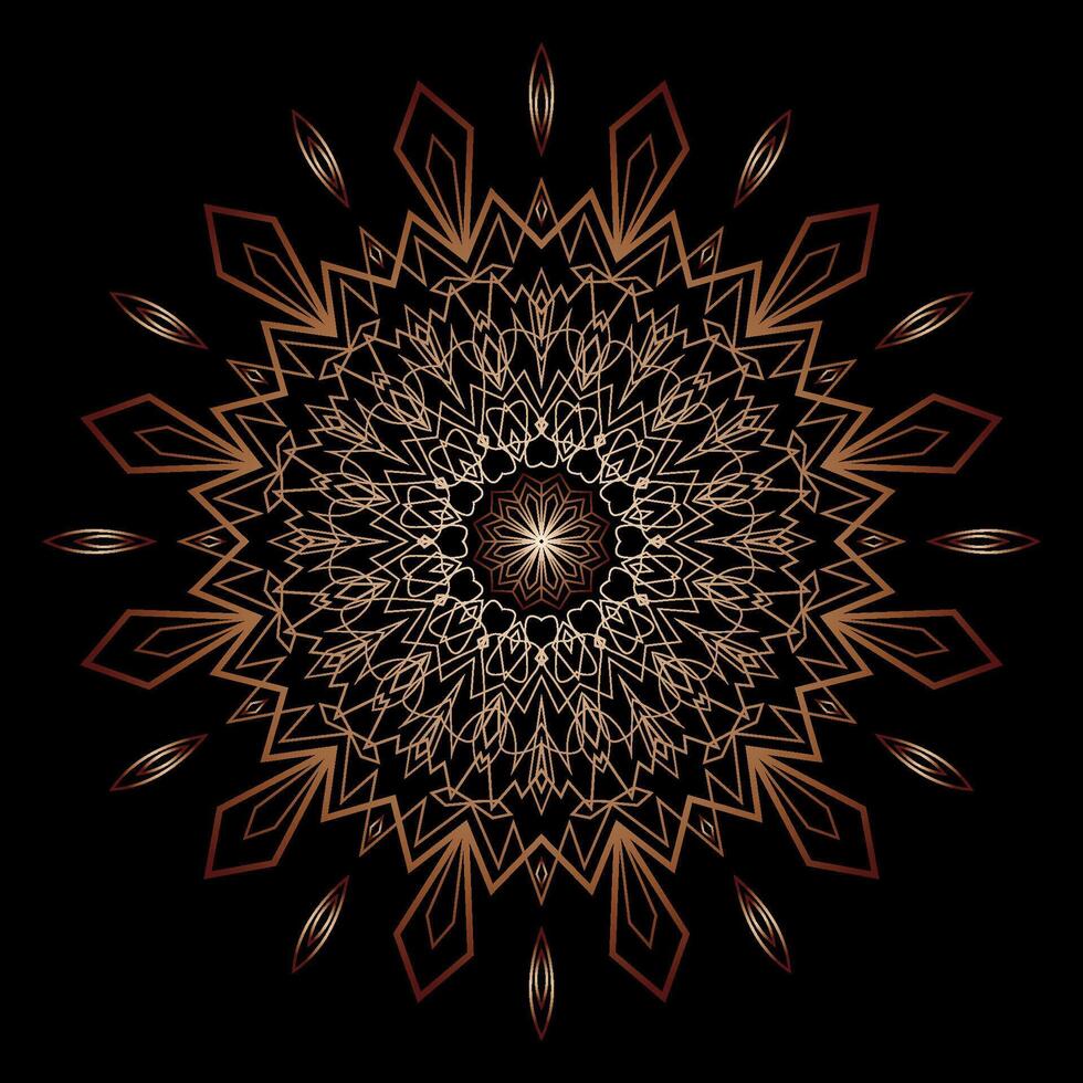 mandala Arte para diseño Clásico decoración, libro Portada,motivo,étnico diseño, ornamento, fondo vector