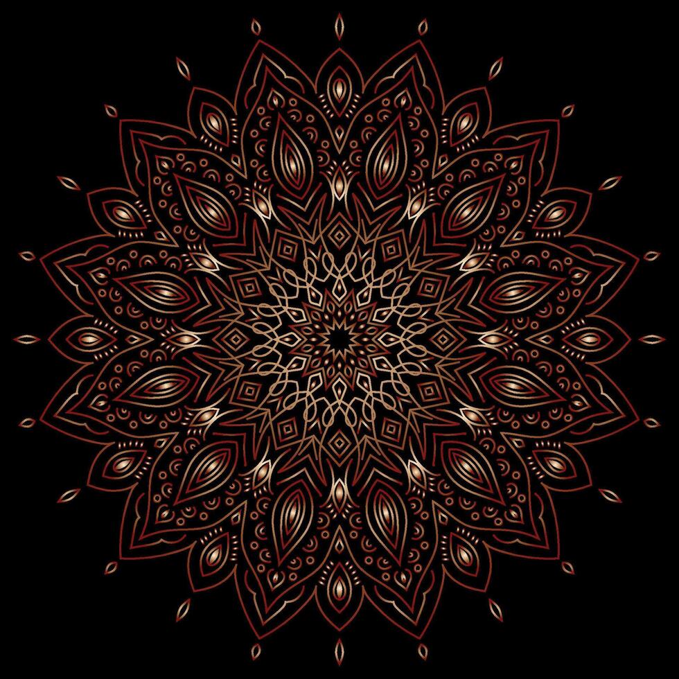 mandala Arte para diseño Clásico decoración, libro Portada,motivo,étnico diseño, ornamento, fondo vector