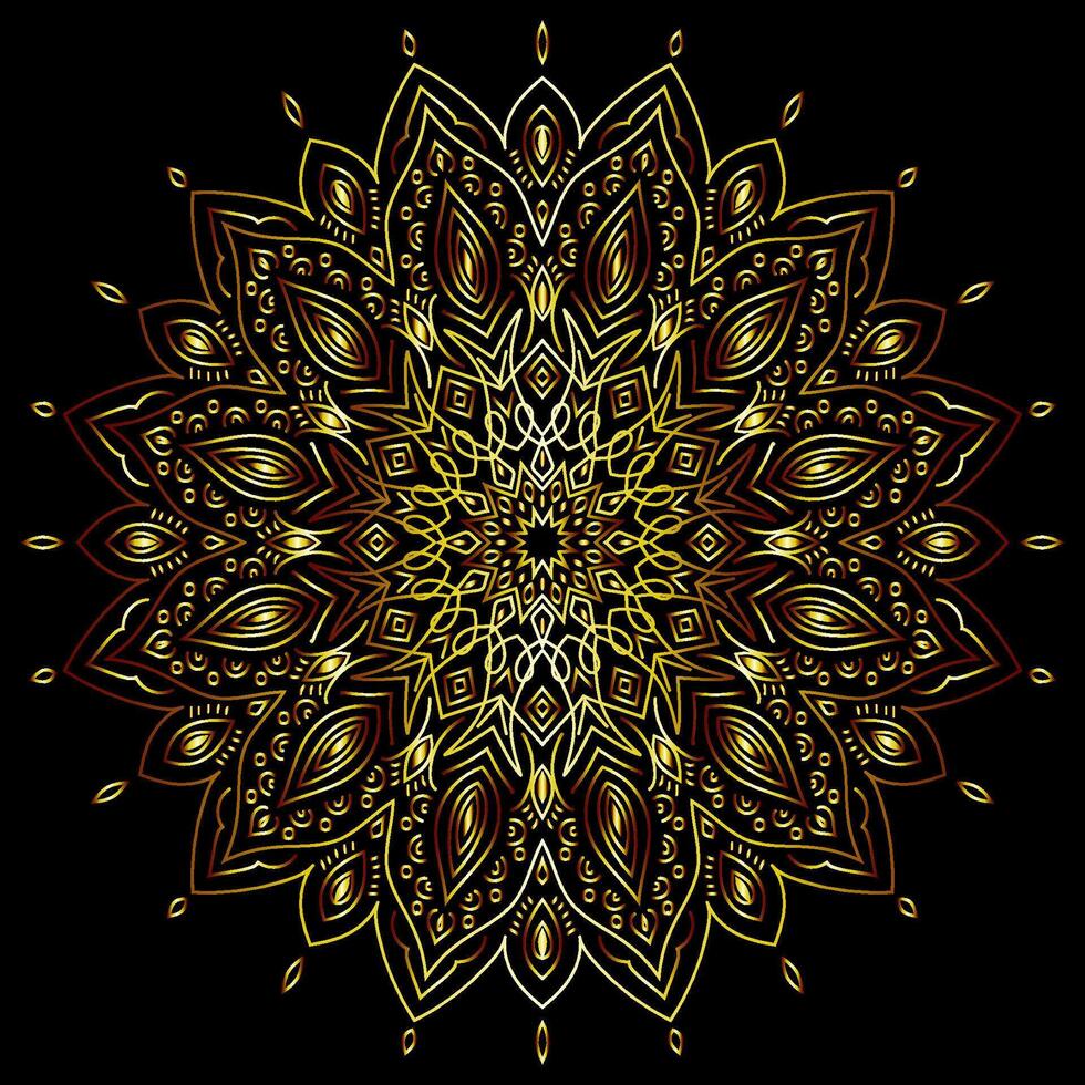 mandala Arte para diseño Clásico decoración, libro Portada,motivo,étnico diseño, ornamento, fondo vector