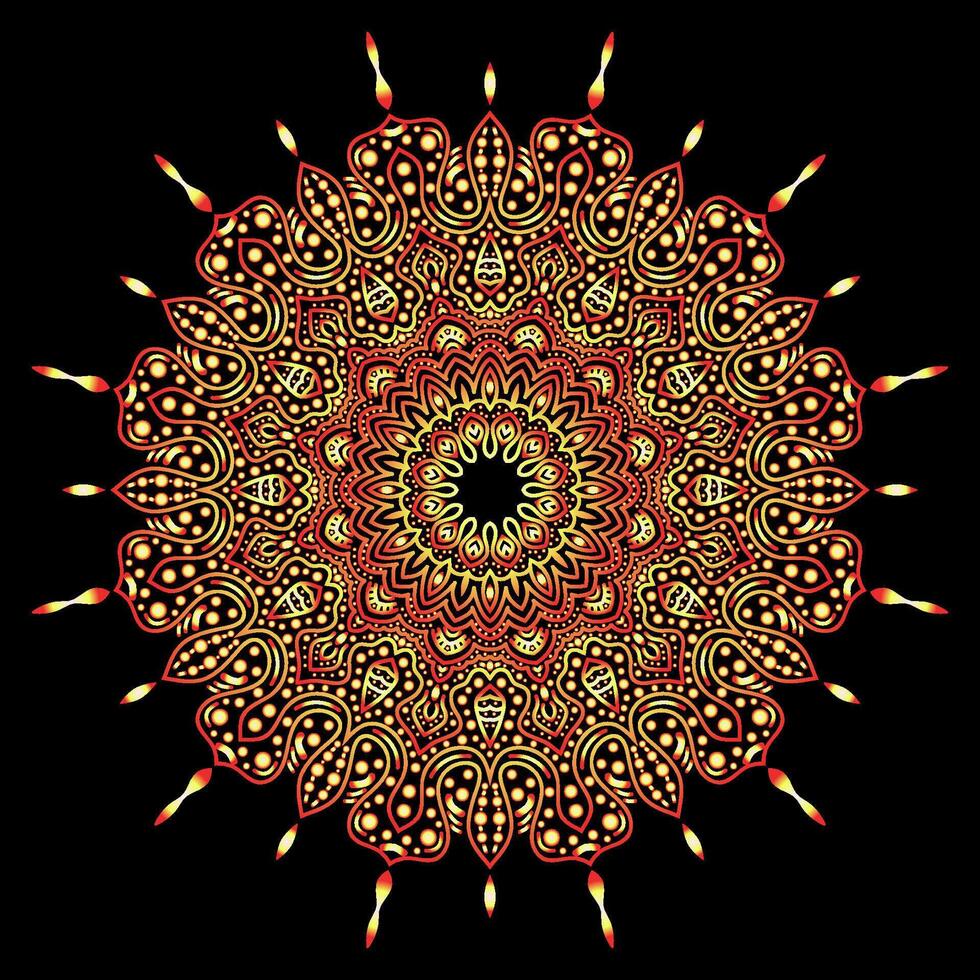 mandala Arte para diseño Clásico decoración, libro Portada,motivo,étnico diseño, ornamento, fondo vector