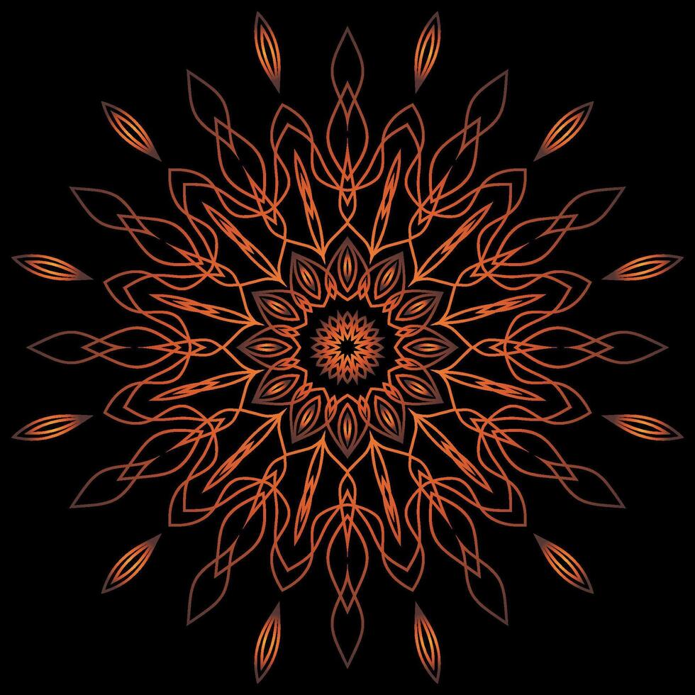 mandala Arte para diseño Clásico decoración, libro Portada,motivo,étnico diseño, ornamento, fondo vector