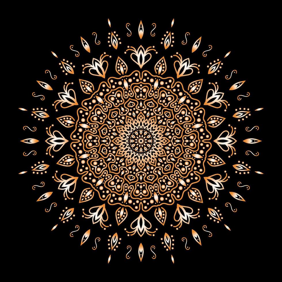 mandala Arte para diseño Clásico decoración, libro Portada,motivo,étnico diseño, ornamento, fondo vector