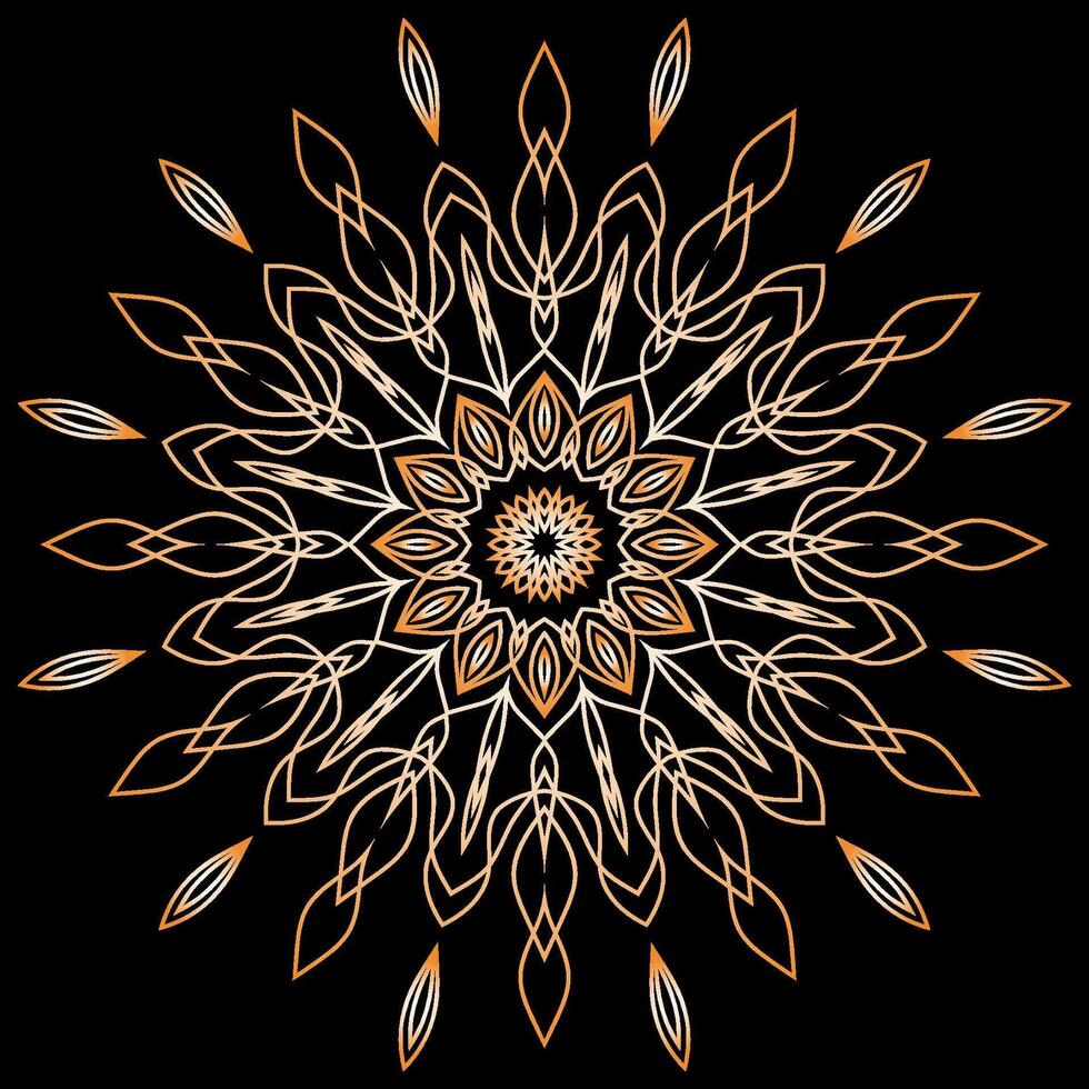 mandala art for design vintage decoration,book cover,motif,Ethnic design,ornament,background vector