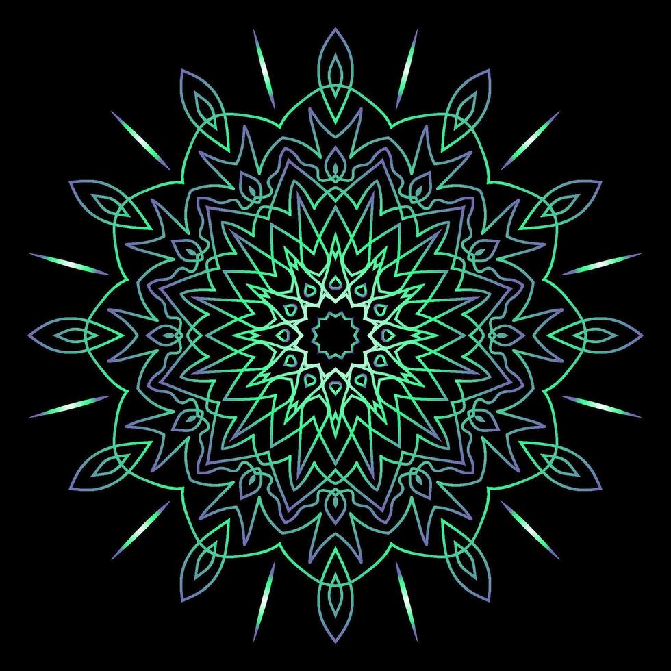 mandala Arte para diseño Clásico decoración, libro Portada,motivo,étnico diseño, ornamento, fondo vector