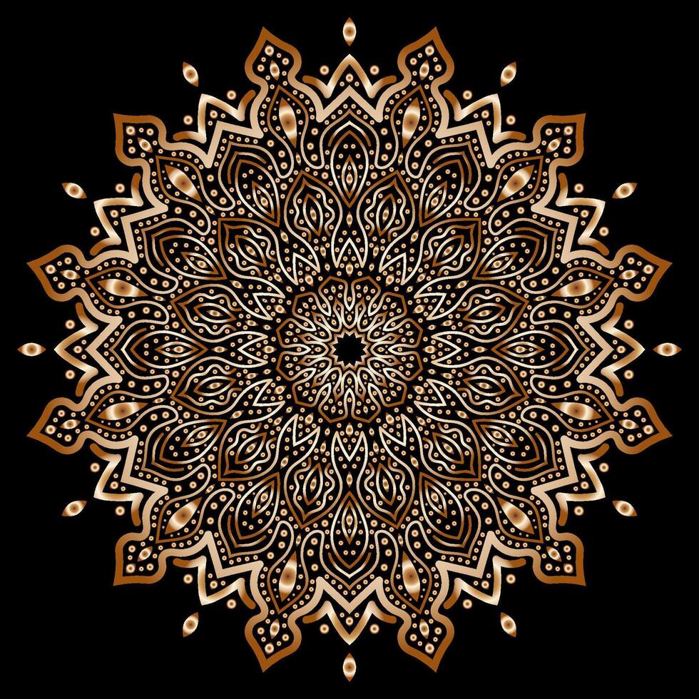 mandala Arte para diseño Clásico decoración, libro Portada,motivo,étnico diseño, ornamento, fondo vector