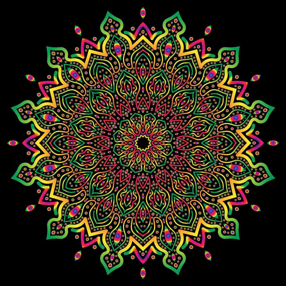 mandala Arte para diseño Clásico decoración, libro Portada,motivo,étnico diseño, ornamento, fondo vector