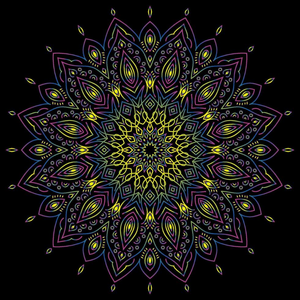 mandala Arte para diseño Clásico decoración, libro Portada,motivo,étnico diseño, ornamento, fondo vector