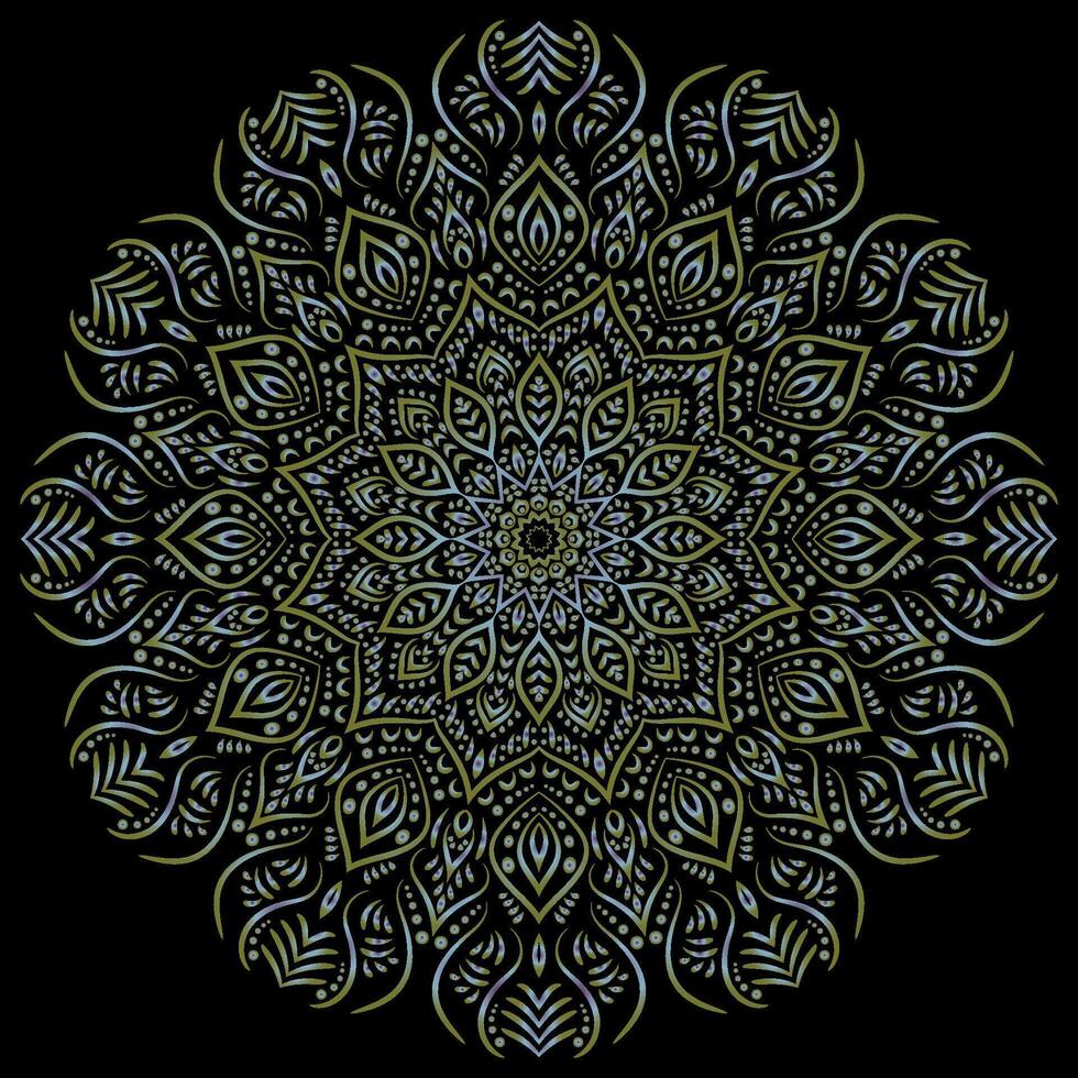 mandala Arte para diseño Clásico decoración, libro Portada,motivo,étnico diseño, ornamento, fondo vector