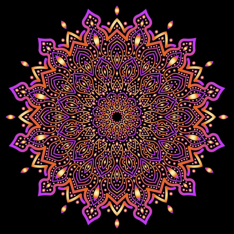 mandala Arte para diseño Clásico decoración, libro Portada,motivo,étnico diseño, ornamento, fondo vector