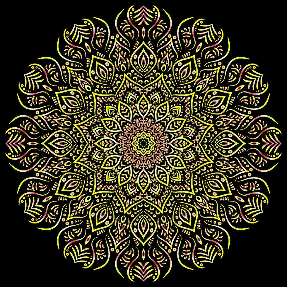 mandala Arte para diseño Clásico decoración, libro Portada,motivo,étnico diseño, ornamento, fondo vector