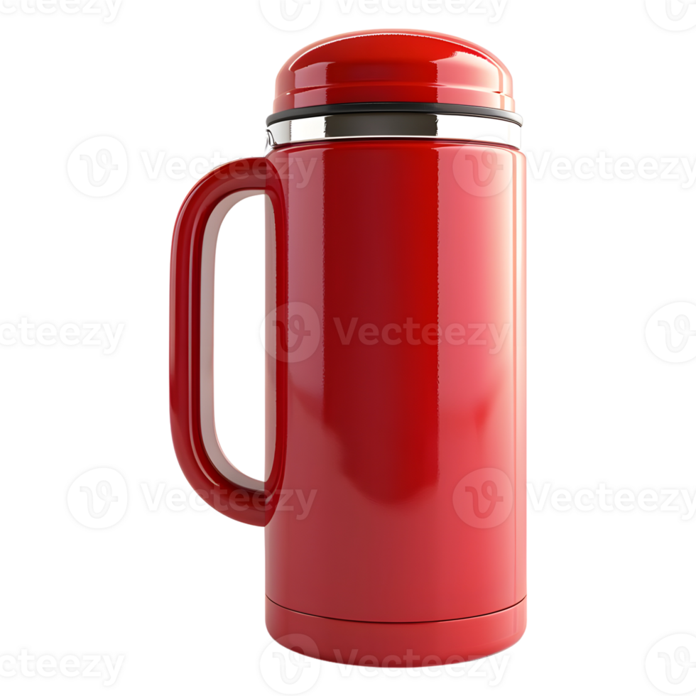 3D Rendering of a Water Bottle on Transparent Background png
