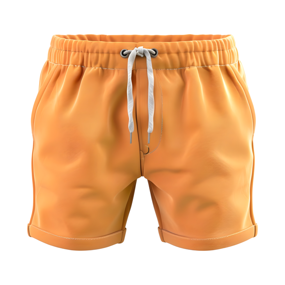 3D Rendering of a Man Shorts on Transparent Background png