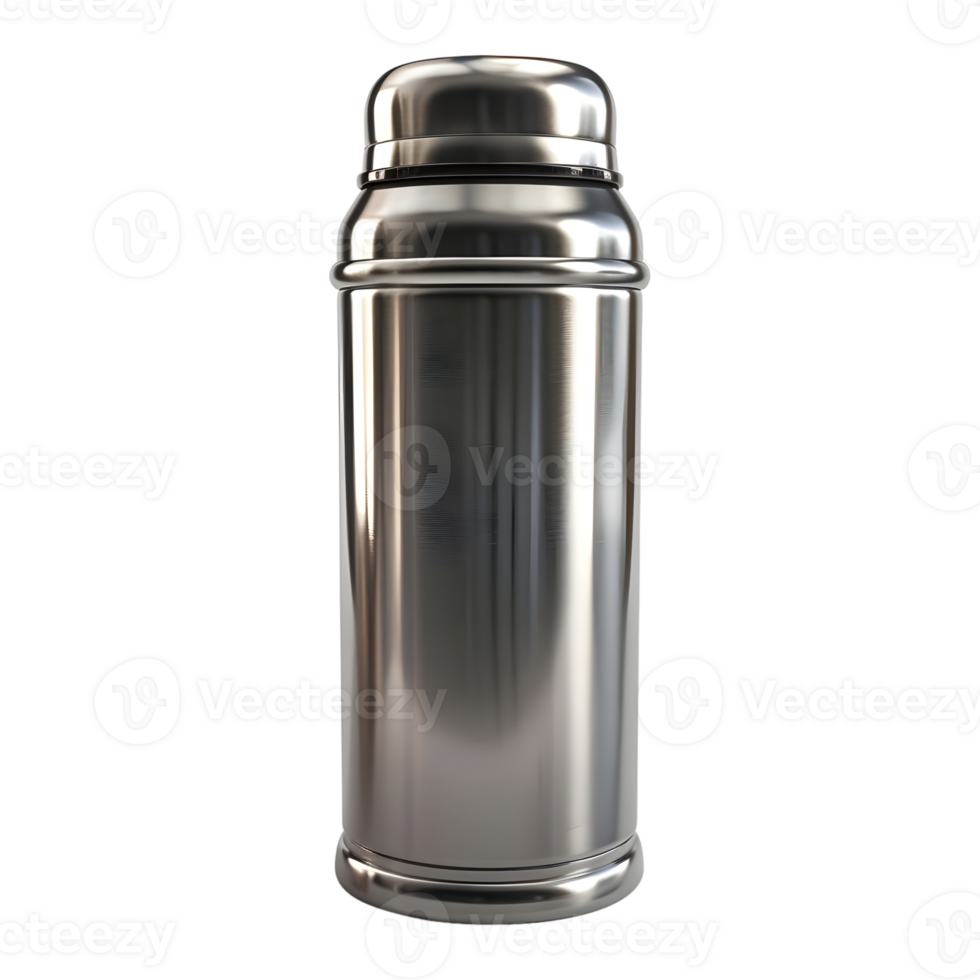 3D Rendering of a Water Bottle on Transparent Background png