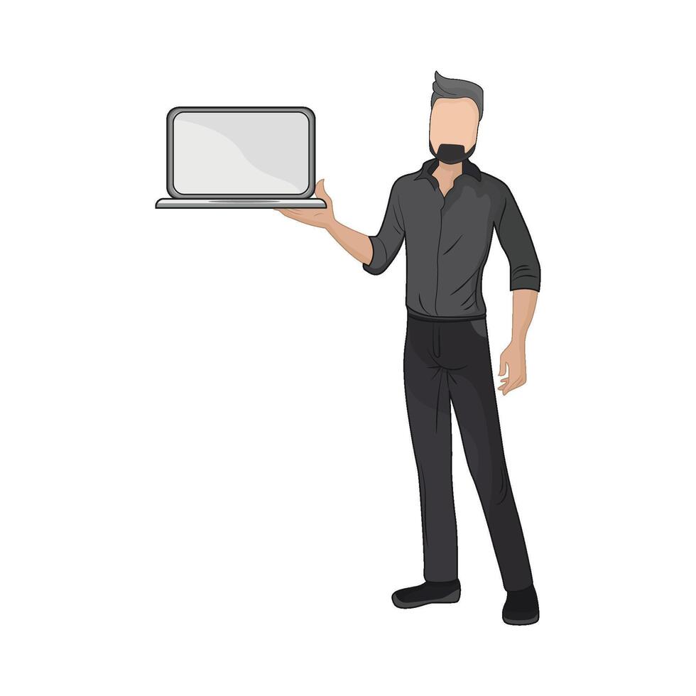 illustration of businessman vector