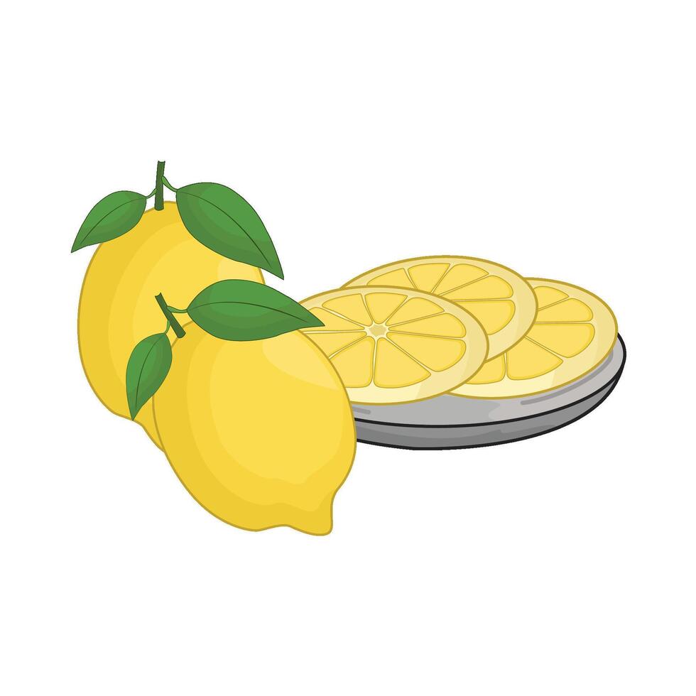 illustration of lemon vector