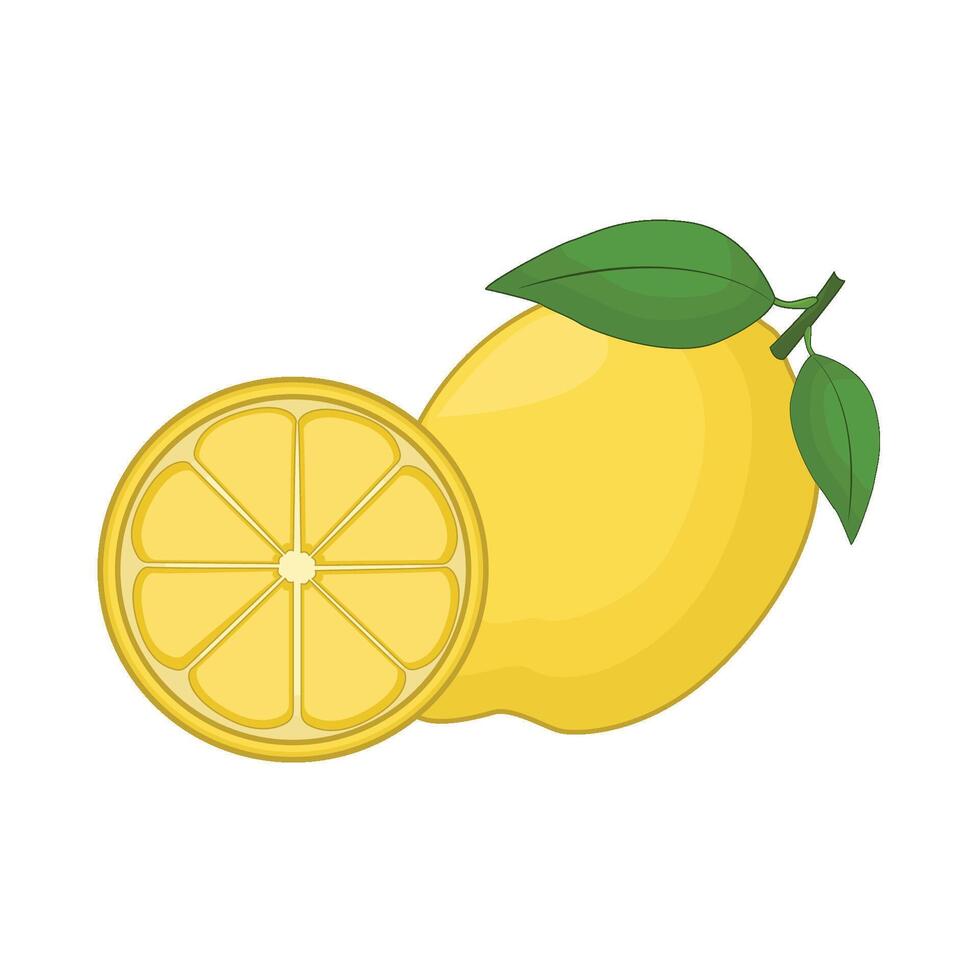 illustration of lemon vector