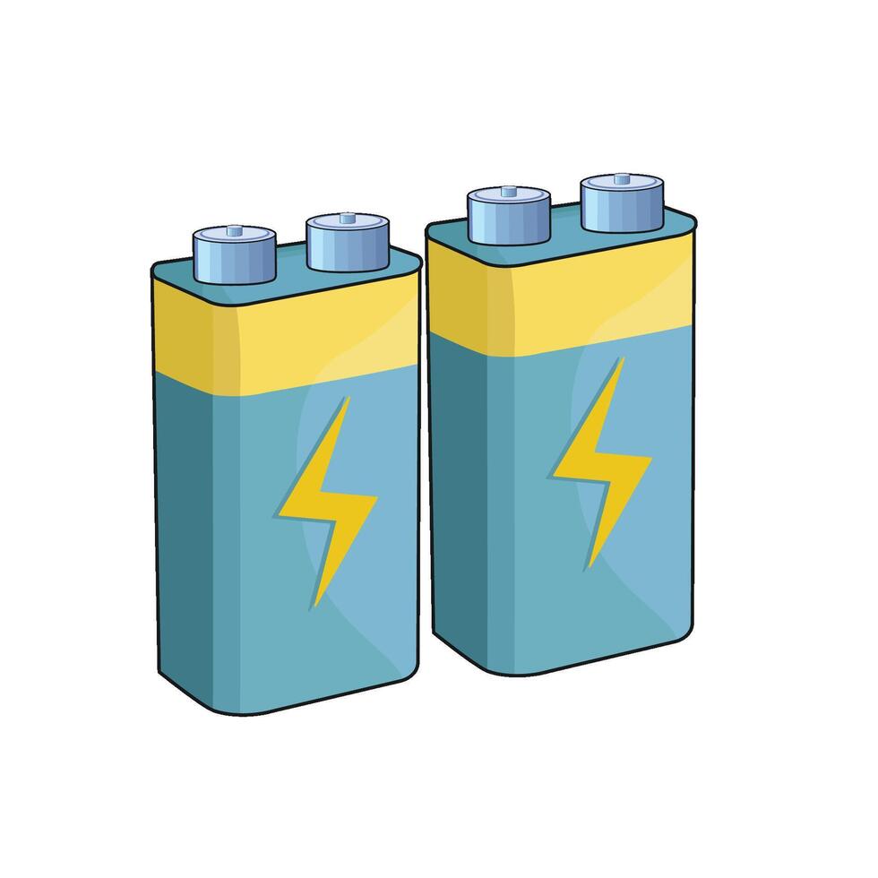 illustration of battery vector