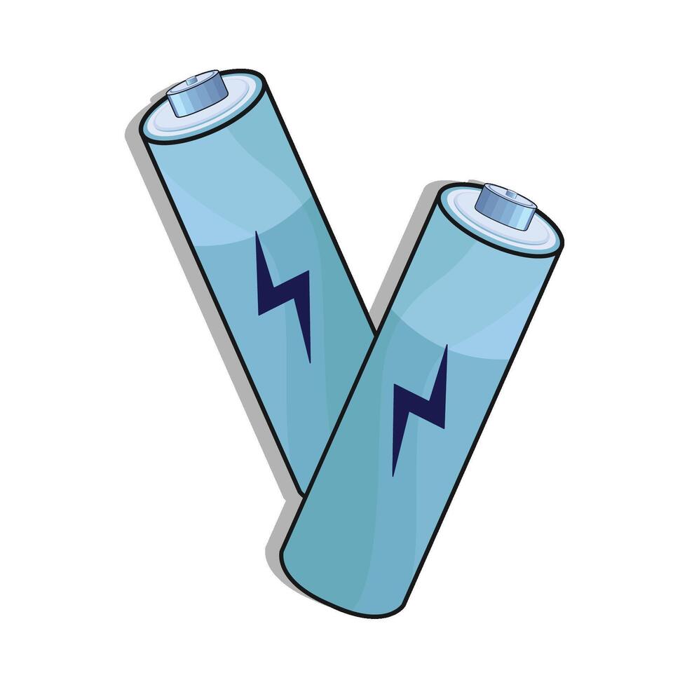 illustration of battery vector