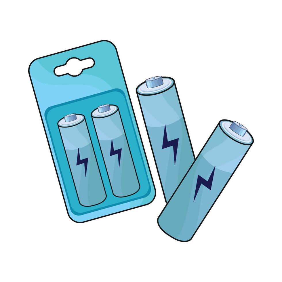 illustration of battery vector