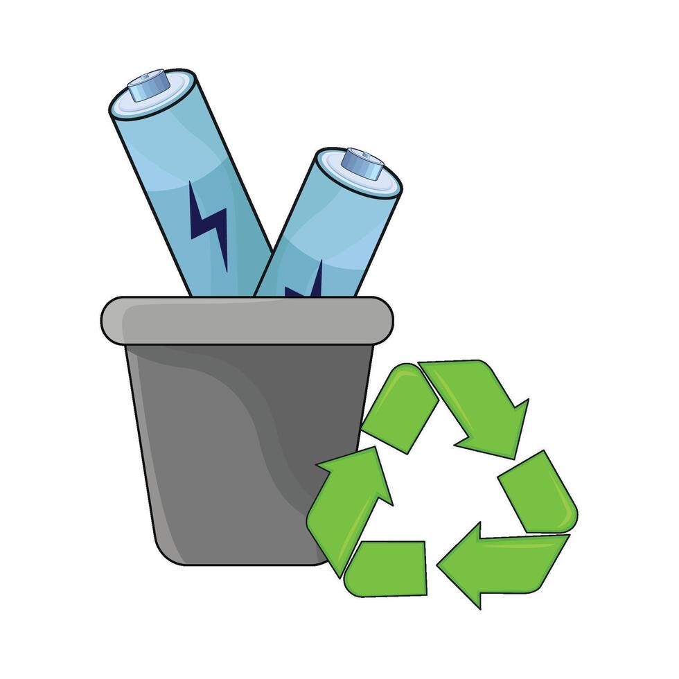 illustration of battery vector